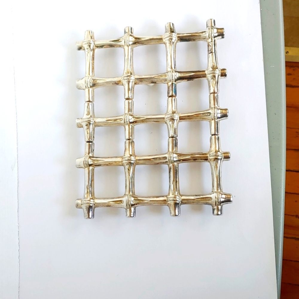 Leonard Trivet Signed Silver Plate